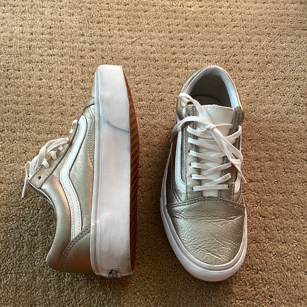 Vans sneaker - gold with white tongue